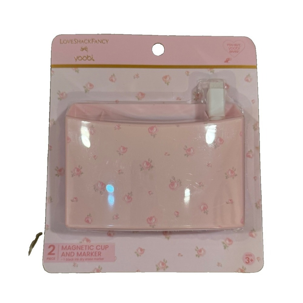 NWT Love Shack Fancy x Target magnetic mirror, magnets, magnetic cup and marker - Picture 4 of 4